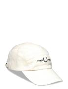 5 Panel Flp Twill Cap Cream Fred Perry