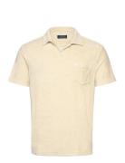 Mineral-Dyed Terry Polo Shirt Cream Polo Ralph Lauren