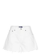 Raw-Hem Denim Short White Polo Ralph Lauren