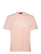 Logo Cotton Jersey Crewneck Tee Pink Polo Ralph Lauren