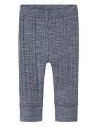 Nbmwang Wool Needle Longjohn Solid Noos Navy Name It