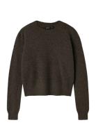 Nlflodet Ls Short Knit Noos Brown LMTD