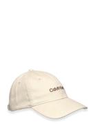 Logo Calvin Klein Emb On Denim Cream Calvin Klein