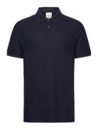 Ss Refined Pique Tipped Classic Navy Calvin Klein