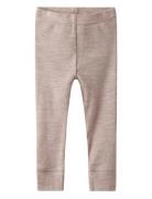 Nbnwax Wool Rib Legging Noos Pink Name It