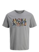 Jjgeplas Tee Ss Crew Neck Jnr Grey Jack & J S
