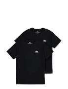 Basic T-Shirt Sl 2 Pack Black Alpha Industries