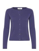 Rwlaica Cashmere Ls O-Neck Raglan C Purple Rosemunde