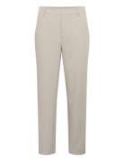 Kasakura Hw Zipper Pants Beige Kaffe