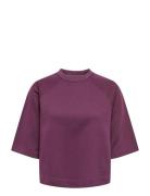 Onldasie 2/4 O-Neck Raglan Ub Cs Swt Purple ONLY