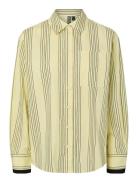 Pcjamie Ls Loose Shirt Wvn D2D Pp Yellow Pieces
