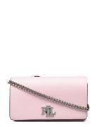 Crosshatch Crossbody Turn-Lock Tech Case Pink Lauren Ralph Lauren