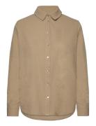 Rmwthy Ls Shirt Beige RM By Rosemunde