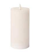 Rustic Finish Led Pillar Candle White C'est Bon