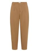 Kamerle Pants Cropped Brown Kaffe