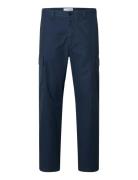 Slh220-Loose Declan Cargo Pants Ex Navy Selected