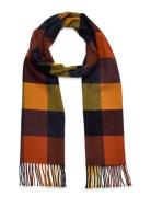 Wool Multi Checked Scarf Orange GANT