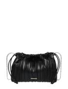 Drawstring Plisse Crossbody Black Calvin Klein