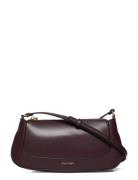 Hardware Zip Crossbody Brown Calvin Klein