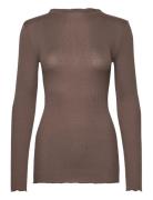 Silk T-Shirt Brown Rosemunde