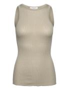 Rwbelize Silk Sl Boxer Top Grey Rosemunde