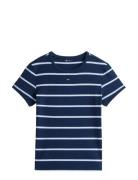 Tjw Slim Essential Rib Ss Navy Tommy Jeans