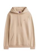 Tjm Reg S Flag Hoodie Beige Tommy Jeans