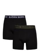Cotton Stretch Boxer 2P Black Björn Borg