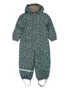 Snow Suit Aop Green Mikk-line
