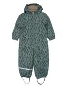 Snow Suit Aop Green Mikk-line