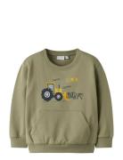 Nmmvugo Ls Nreg Sweat Bru Khaki Name It