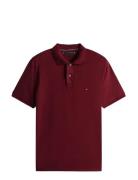 Liquid Cotton Reg Seasonal Polo Burgundy Tommy Hilfiger