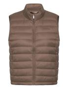 Ultra Lightweight Down Puffer Ve Brown Calvin Klein