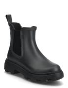 Rubber Flag Cleated Rainboot Black Tommy Hilfiger
