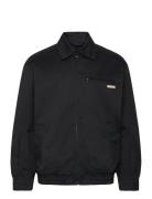 A- Ls Cotton Fz Blouson Jacket Black Calvin Klein Jeans