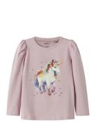 Nmfkrulle Ls Top Box Pink Name It