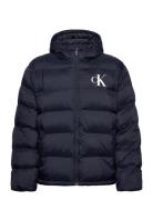Ls Nylon Monogram Puffer Jkt Navy Calvin Klein Jeans
