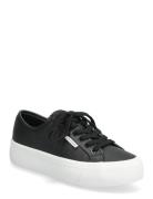 Vulc Flatf Lace Up Lth Black Calvin Klein