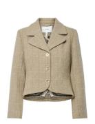 Yasthela Ls Wool Blend Short Jacket - Ex Beige YAS