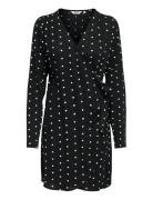 Onlkeshav L/S V-Neck Wrap Dress Wvn Black ONLY