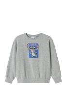 Nkfakira Stitch Rlx Sweat Bru Wdi Grey Name It