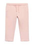 Cotton Drawstring Joggers Pink Mango