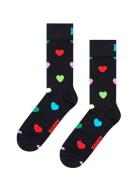 Heart Sock Black Happy Socks