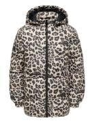 Kogdalia Puffer Aop Jacket Cs Otw Beige Kids Only
