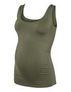Mlheal Tank Top A. Khaki Mamalicious