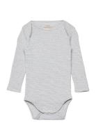 Striped Long Sleeve Body Grey Copenhagen Colors