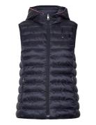 Lw Padded Global Stripe Vest Navy Tommy Hilfiger