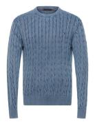 Classic Cable Gmd C Nk Blue Tommy Hilfiger