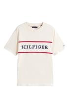 Americana Colourblock Tee White Tommy Hilfiger