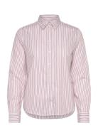 Reg Classic Poplin Striped Shirt Orange GANT